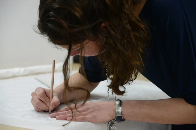 Naailessen met patroontekenen