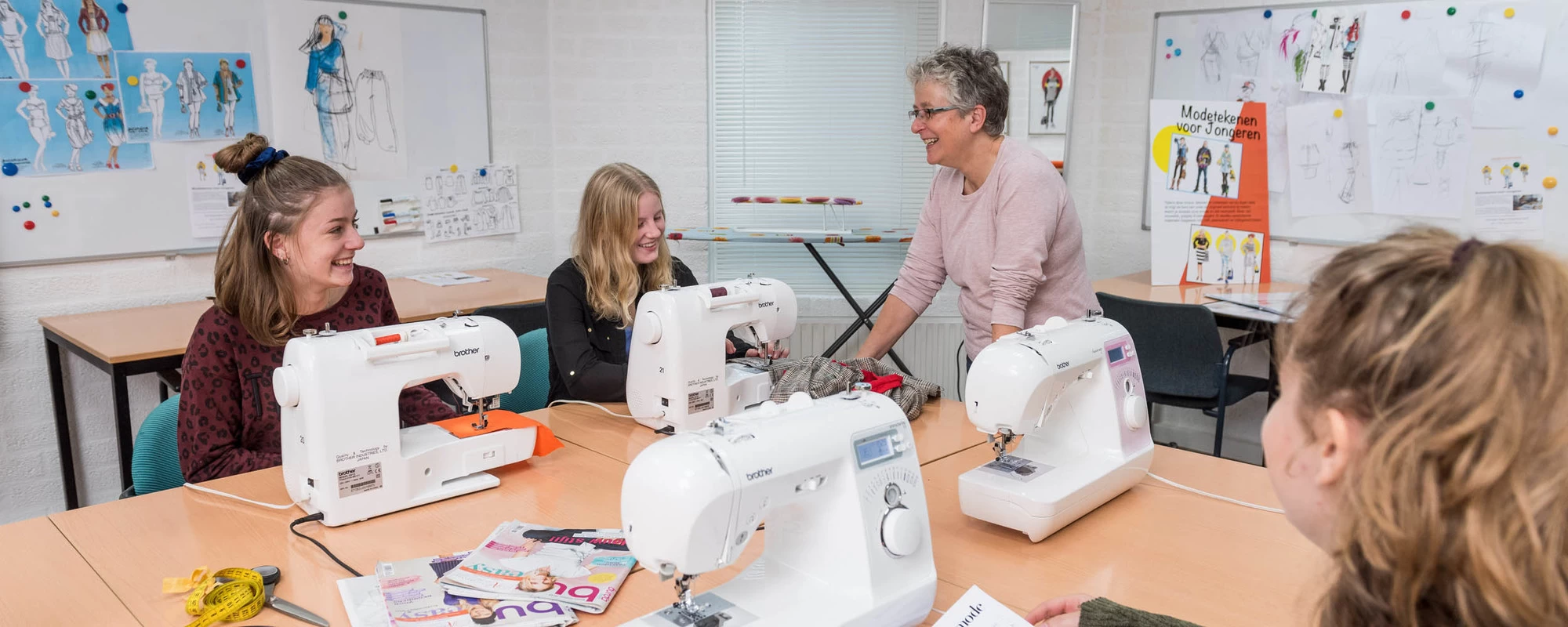 Fashion naailessen voor jongeren