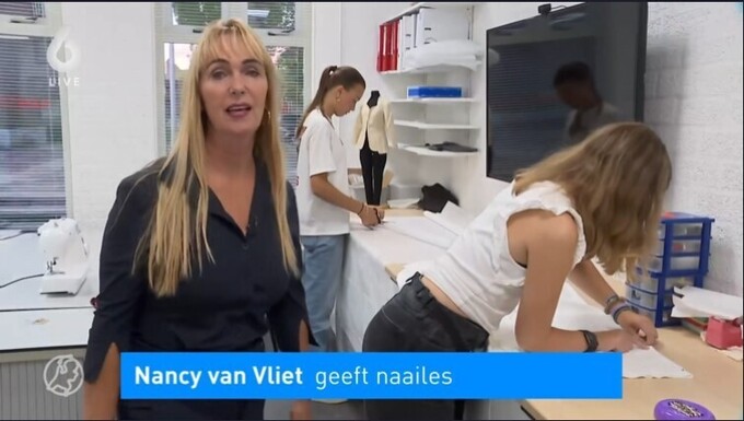 Modevakschool Nancy van Vliet bij Hart van Nederland